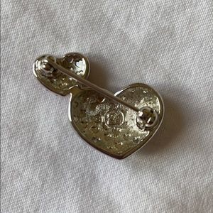 Swarovski Jewelry - Swarovski Signed Crystal Double Heart Brooch Pin Swarovski Jewelry - Swarovski Signed Crystal Double Heart Brooch Pin